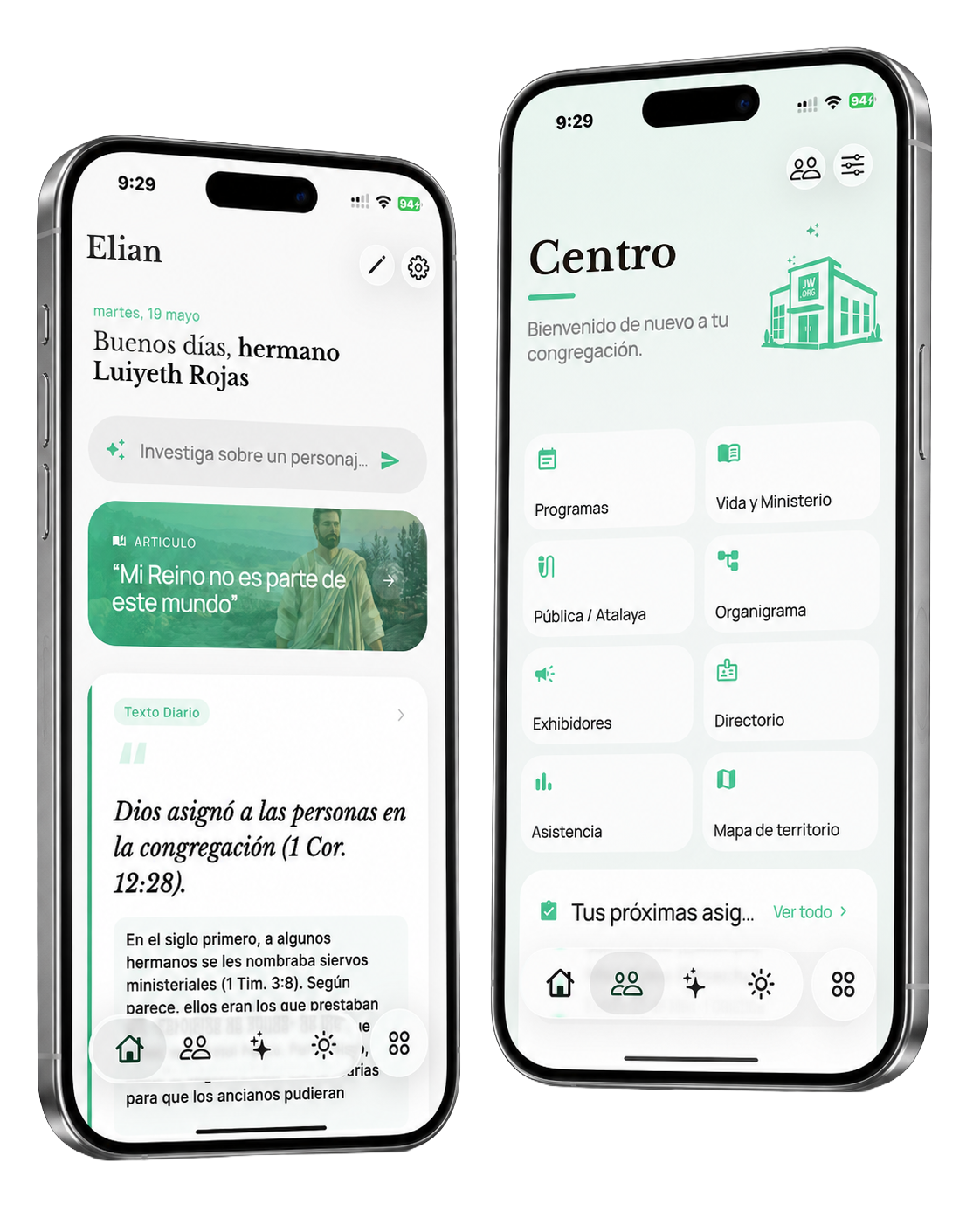 Elian App Dashboard